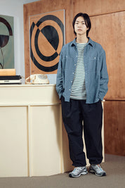 2 Pocket Denim Shirt (Blue)