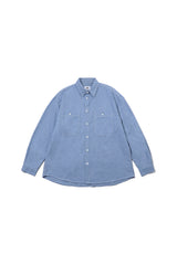 2 Pocket Denim Shirt (Light Blue)