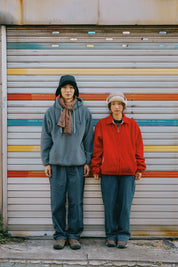 Kappy Fleece Check Muffler Brown