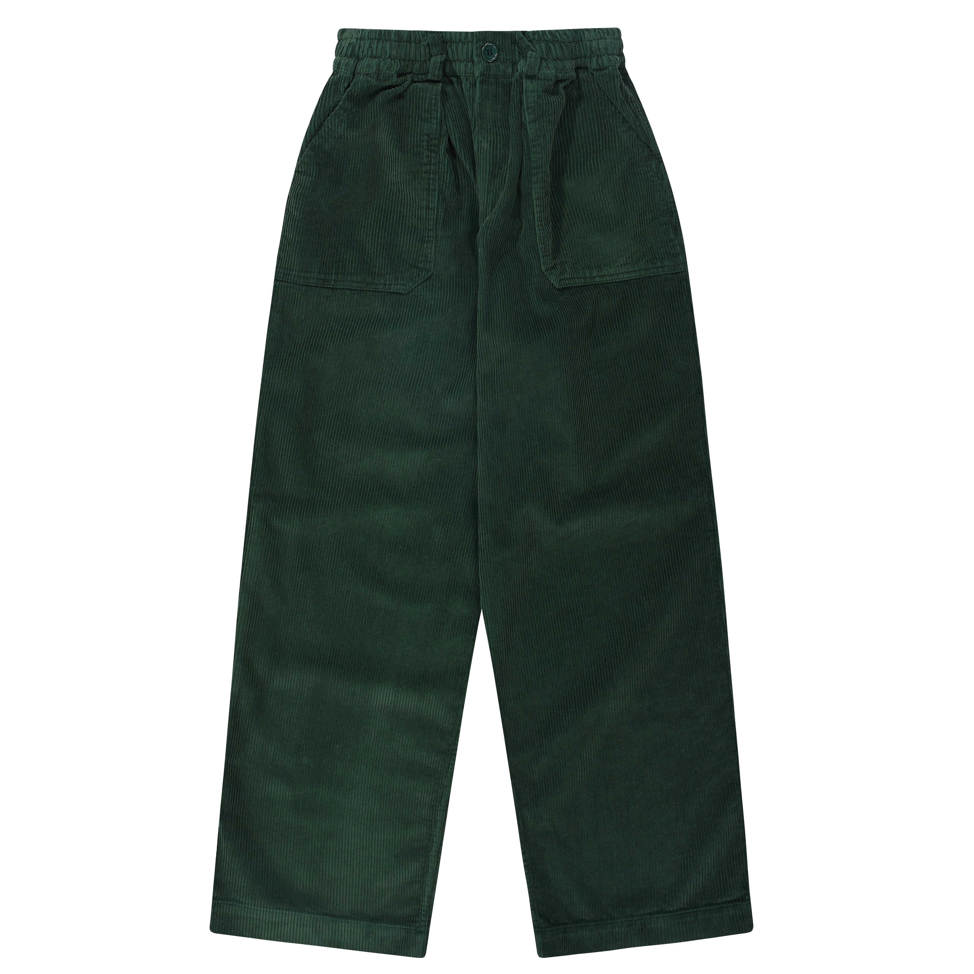 One Tuck Fatigue Corduroy Pants (Forest)