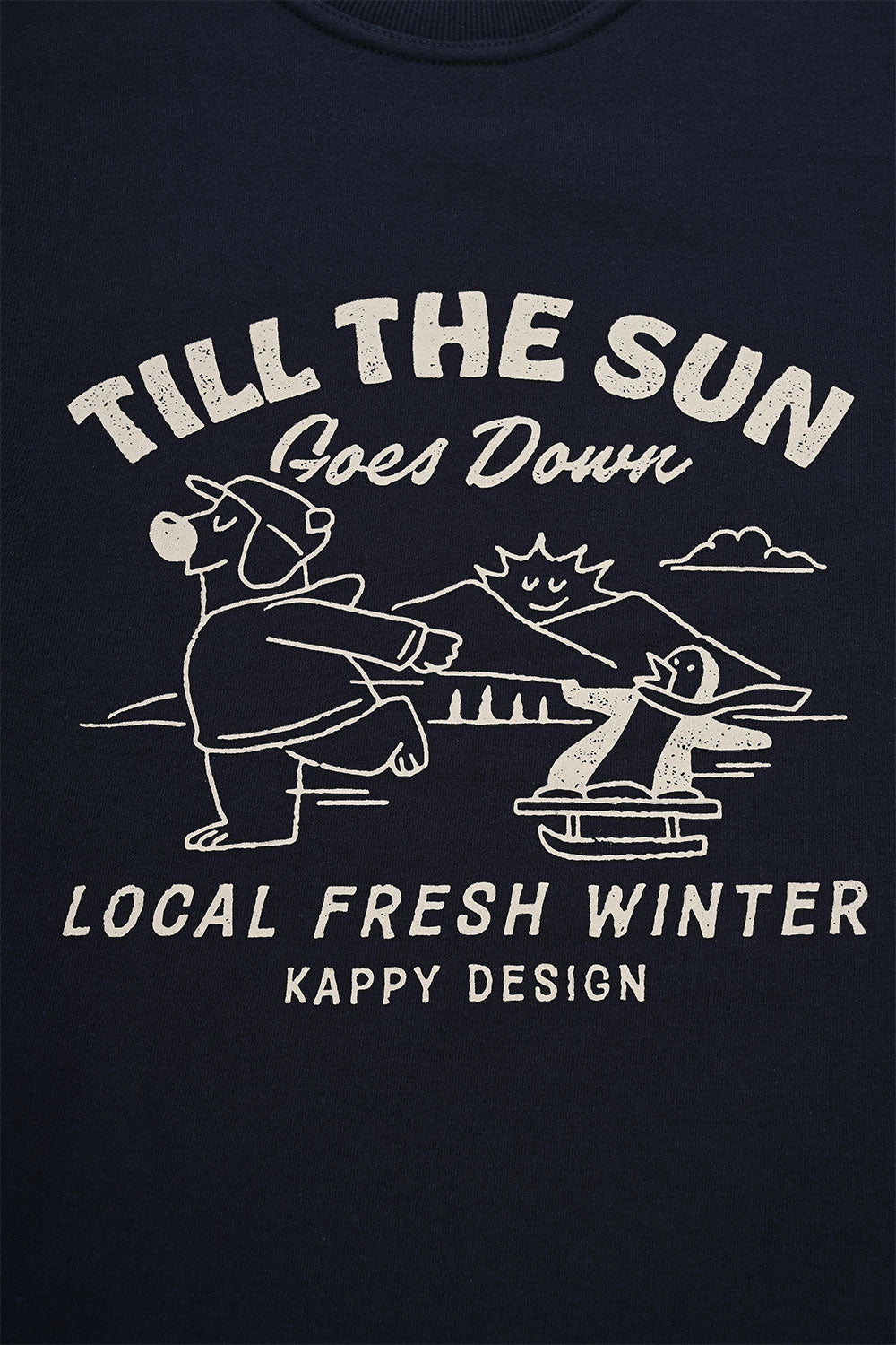 Bear Fluff Sweatshirt (Navy)
