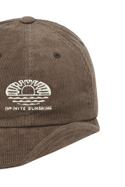 Corduroy Sunshine Cap (Brown)