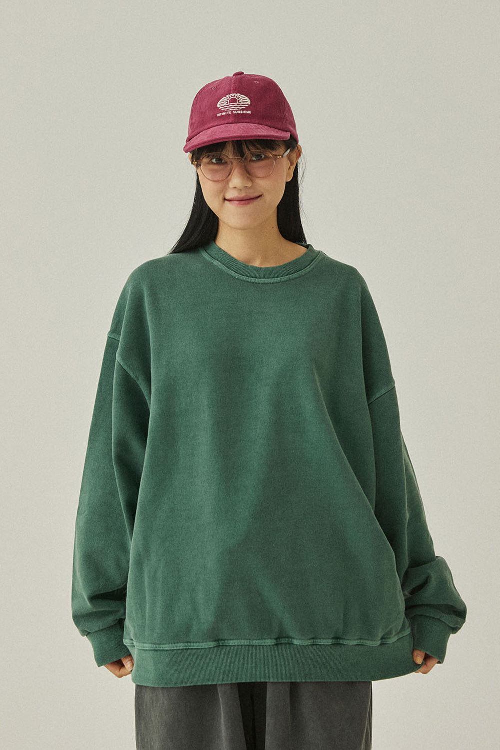 Corduroy Sunshine Cap (Purple)