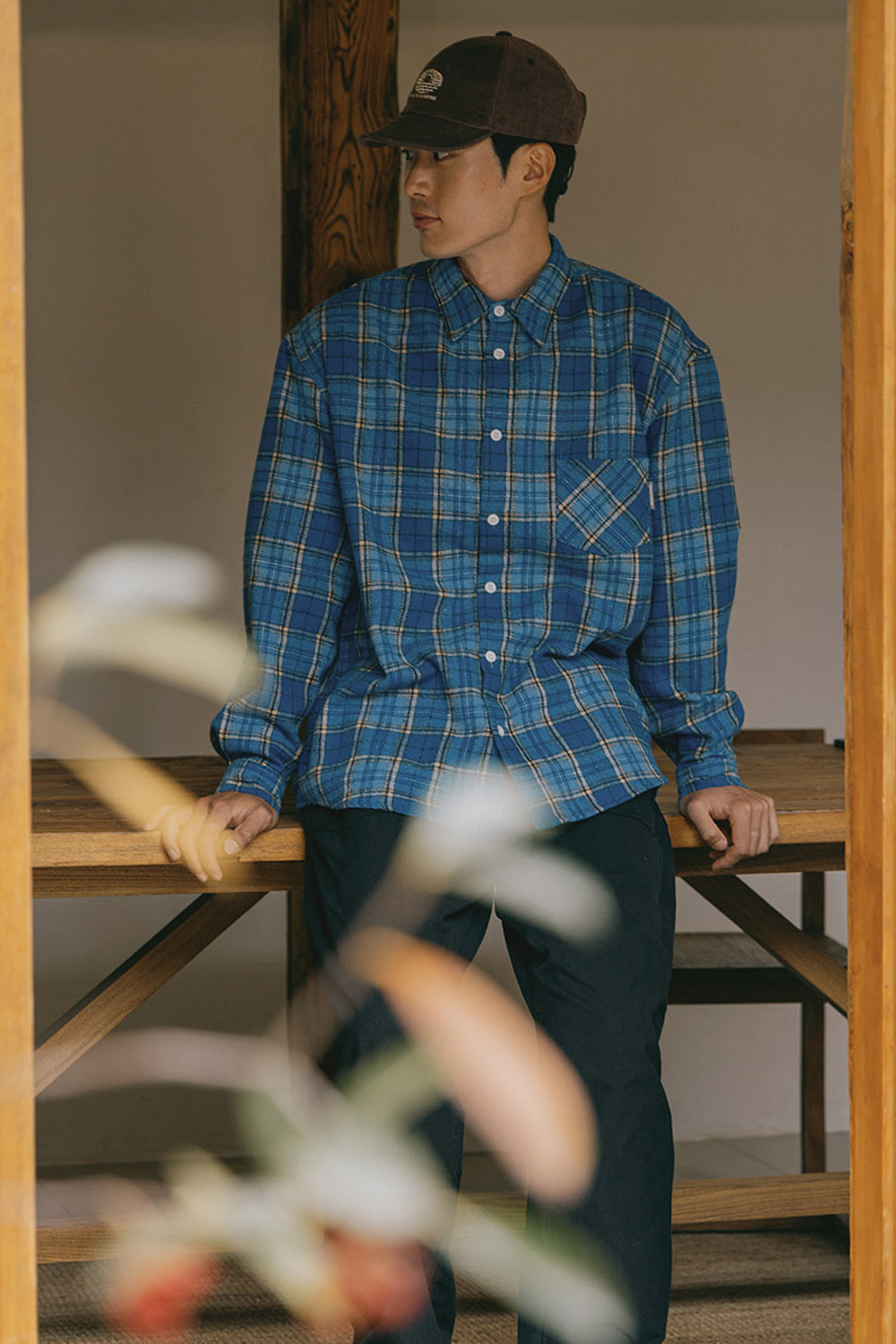 Country Check Shirt (Blue)