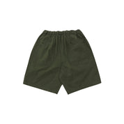 Two Tuck Wide Half Pants (Khaki)