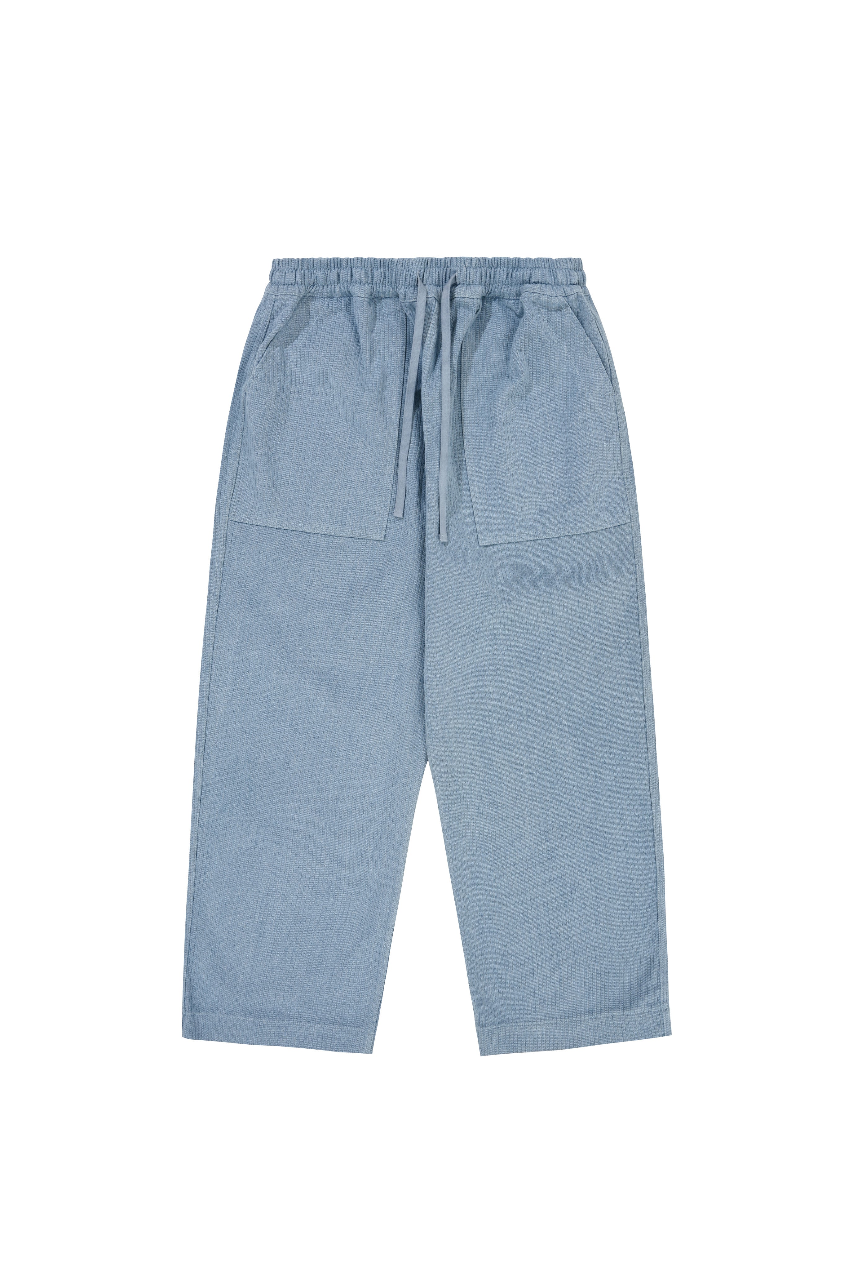 Fatigue Stripe Denim Pants Light (Blue)