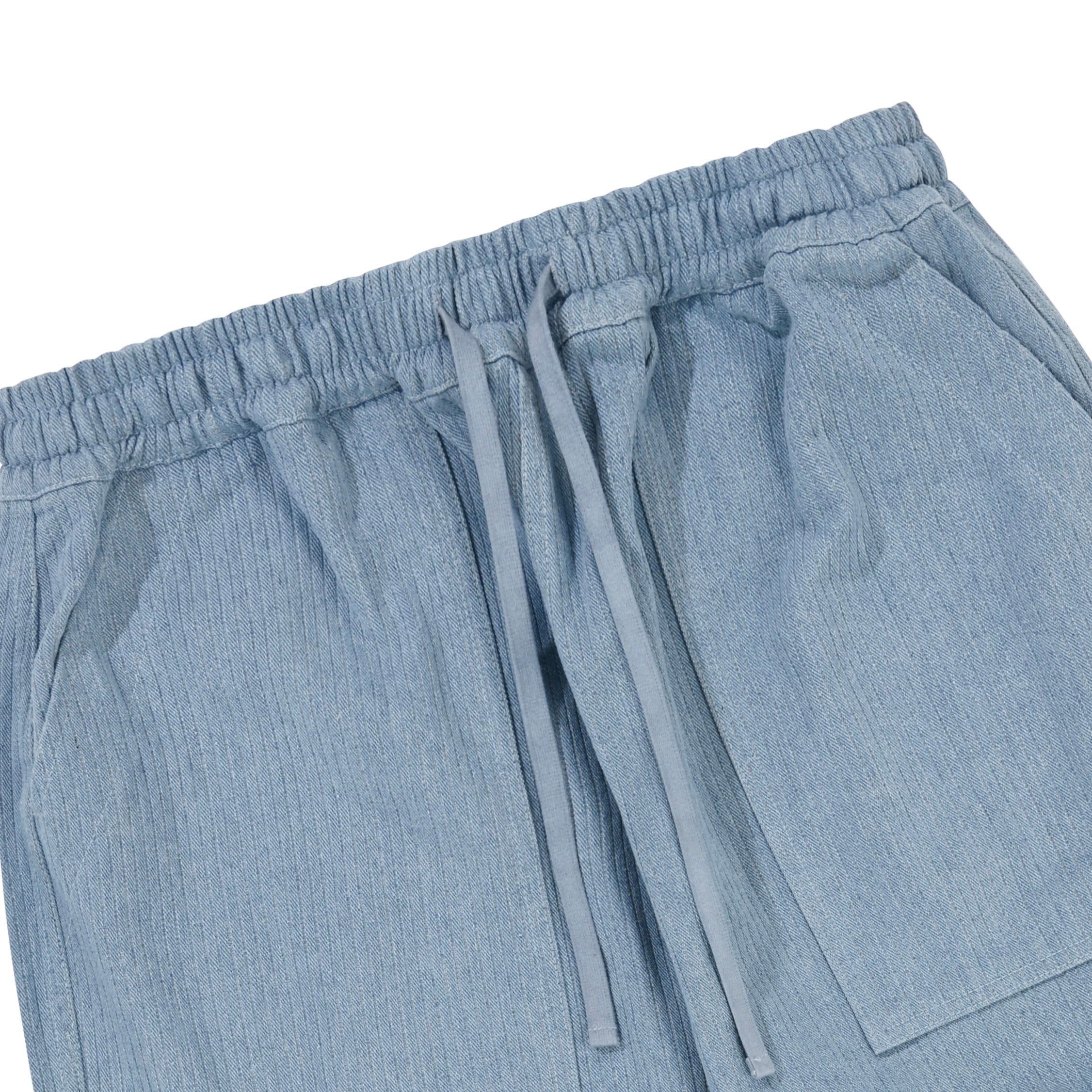 Fatigue Stripe Denim Pants Light (Blue)