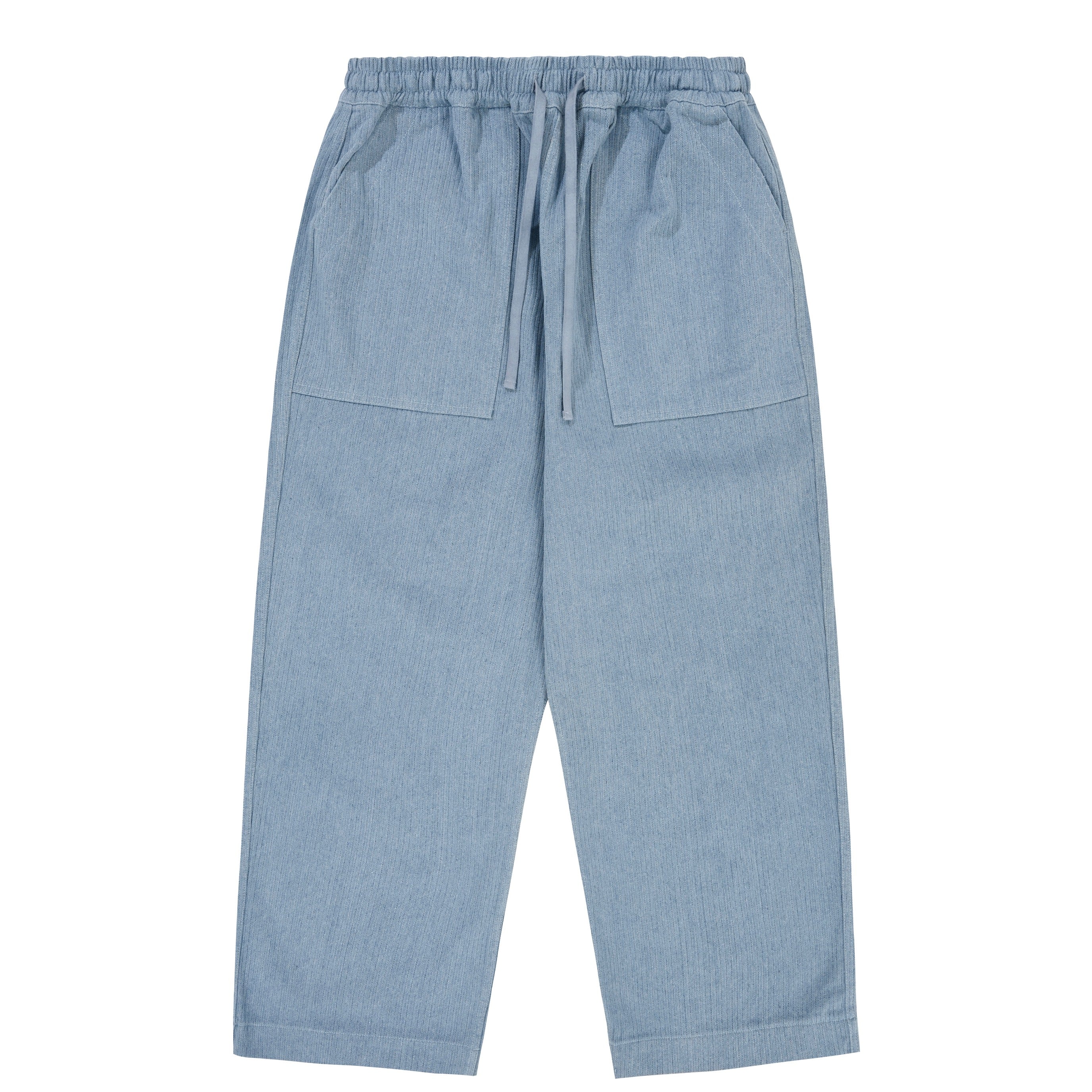 Fatigue Stripe Denim Pants Light (Blue)