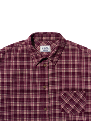 Flannel Check Shirt Plum