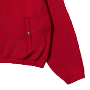 Fleece Bomber Jacket Red
