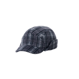 Fleece Check Trooper Hat Black