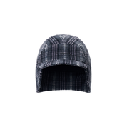Fleece Check Trooper Hat Black