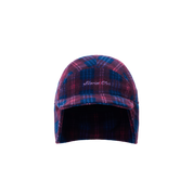 Fleece Check Trooper Hat Purple