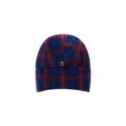 Fleece Check Trooper Hat Purple