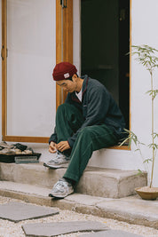 Fleece Button Anorak (Dark Grey)