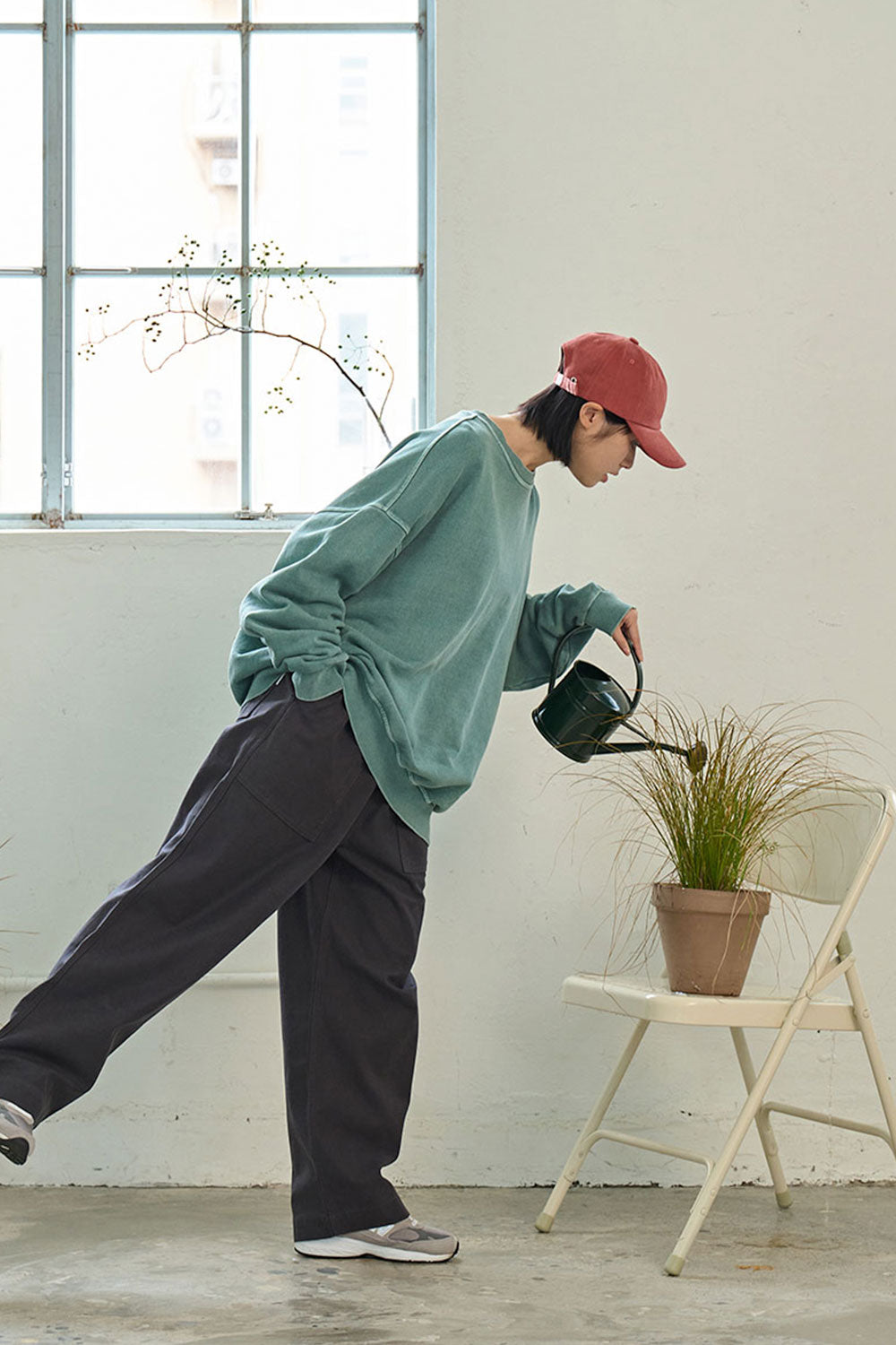 Heavy Cotton Fatigue Pants (Charcoal)