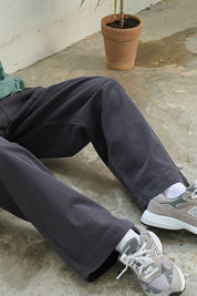 Heavy Cotton Fatigue Pants (Charcoal)