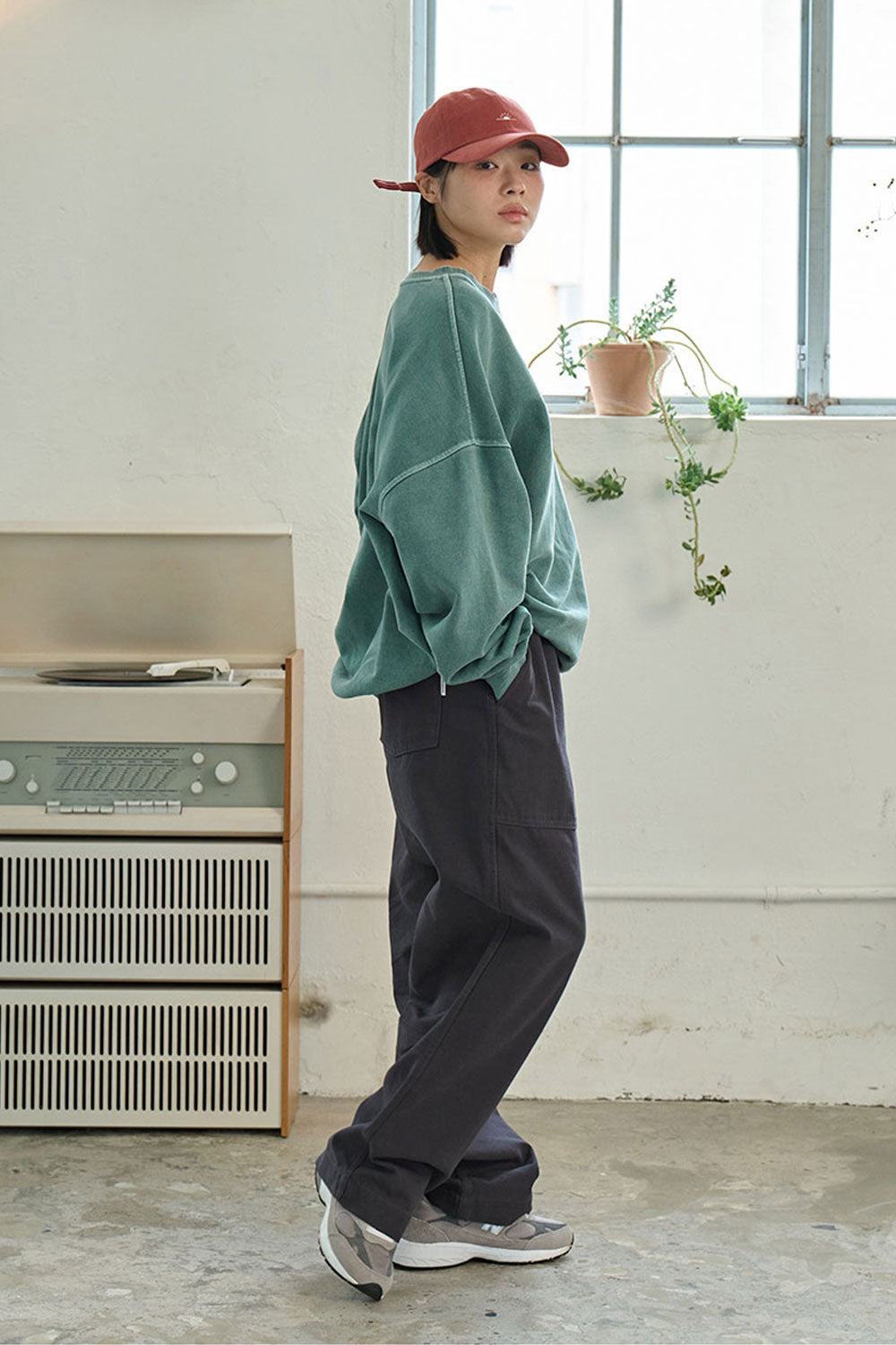 Heavy Cotton Fatigue Pants (Charcoal)