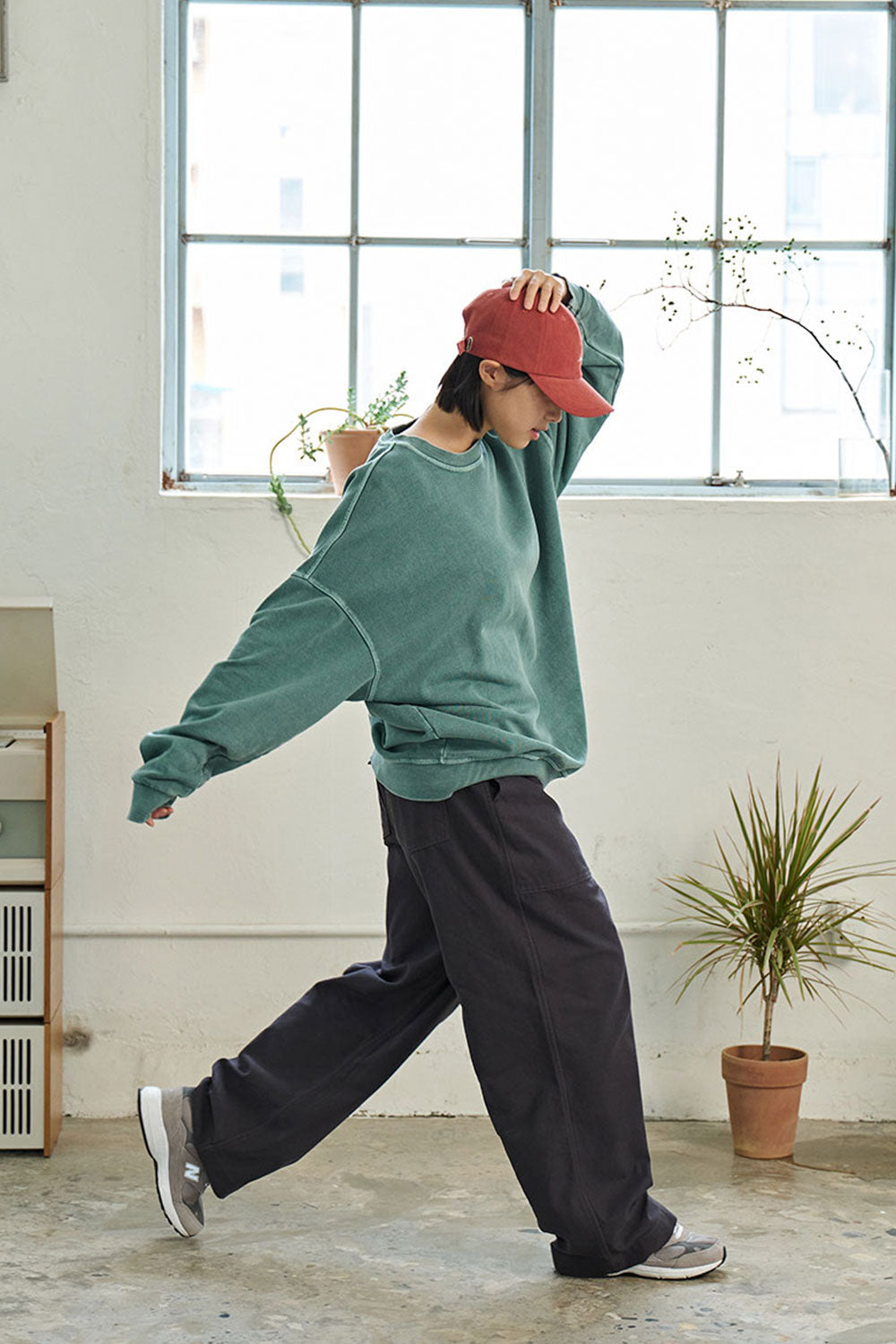Heavy Cotton Fatigue Pants (Charcoal)