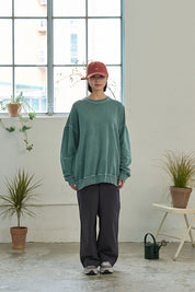 Heavy Cotton Fatigue Pants (Charcoal)