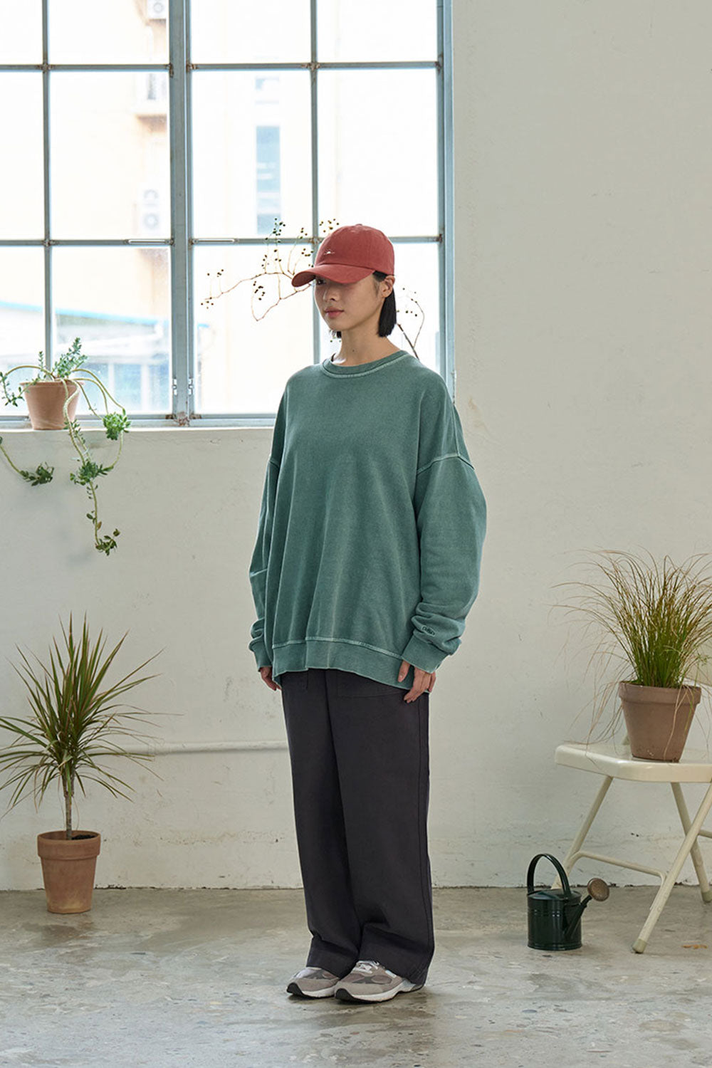 Heavy Cotton Fatigue Pants (Charcoal)