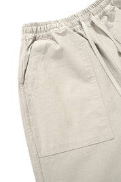 Heavy Cotton Fatigue Pants (Cream)