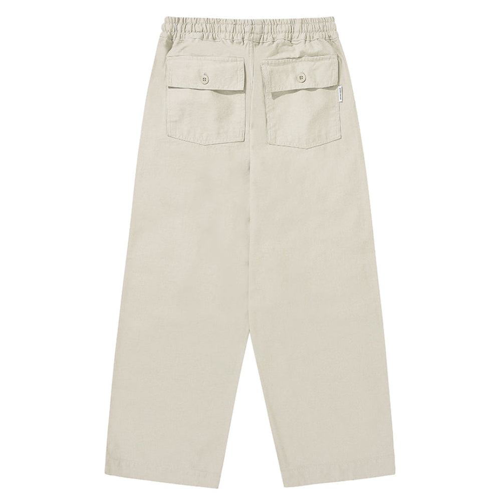 Beige pants on a white background