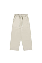 Heavy Cotton Fatigue Pants (Cream)