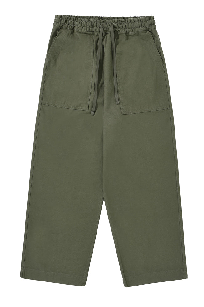 Heavy Cotton Fatigue Pants (Khaki)