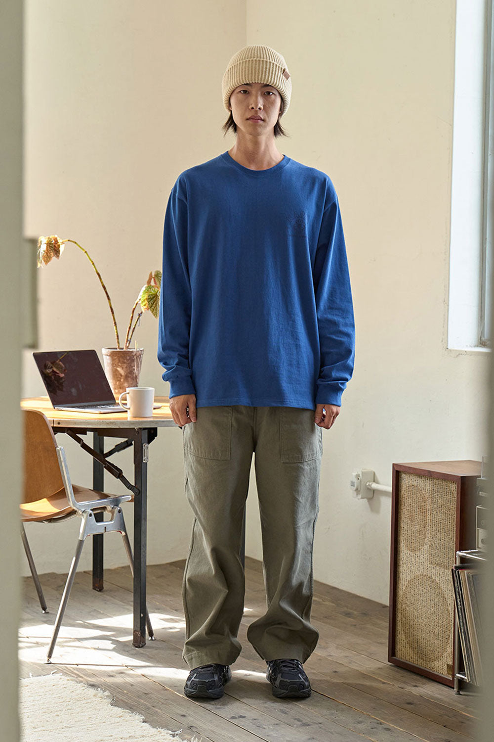 Heavy Cotton Fatigue Pants (Khaki)