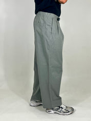 Two Tuck Wide Pants (Light Grey)