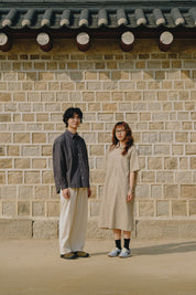 Relaxed Oxford Shirt (Charcoal)