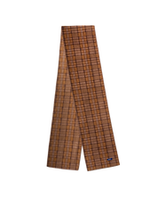 Kappy Fleece Check Muffler Brown