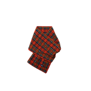 Kappy Fleece Check Muffler Orange