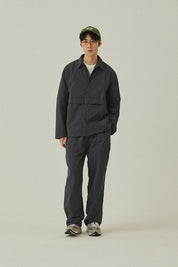 Nylon Shirt Jacket (Charcoal)