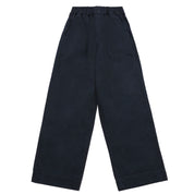 One Tuck Wide Fatigue Pants (Navy)