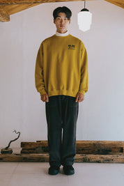 One Tuck Corduroy Pants (Charcoal)