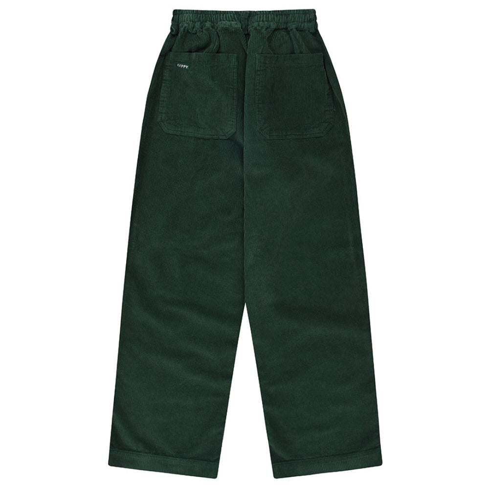 Green pants on a white background