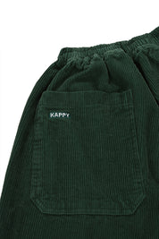 One Tuck Corduroy Pants (Forest)