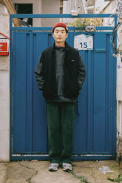 One Tuck Corduroy Pants (Forest)