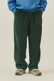 One Tuck Corduroy Pants (Forest)