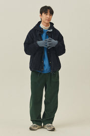 One Tuck Corduroy Pants (Forest)