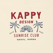 Palm Coast Half T-shirt (Cream)