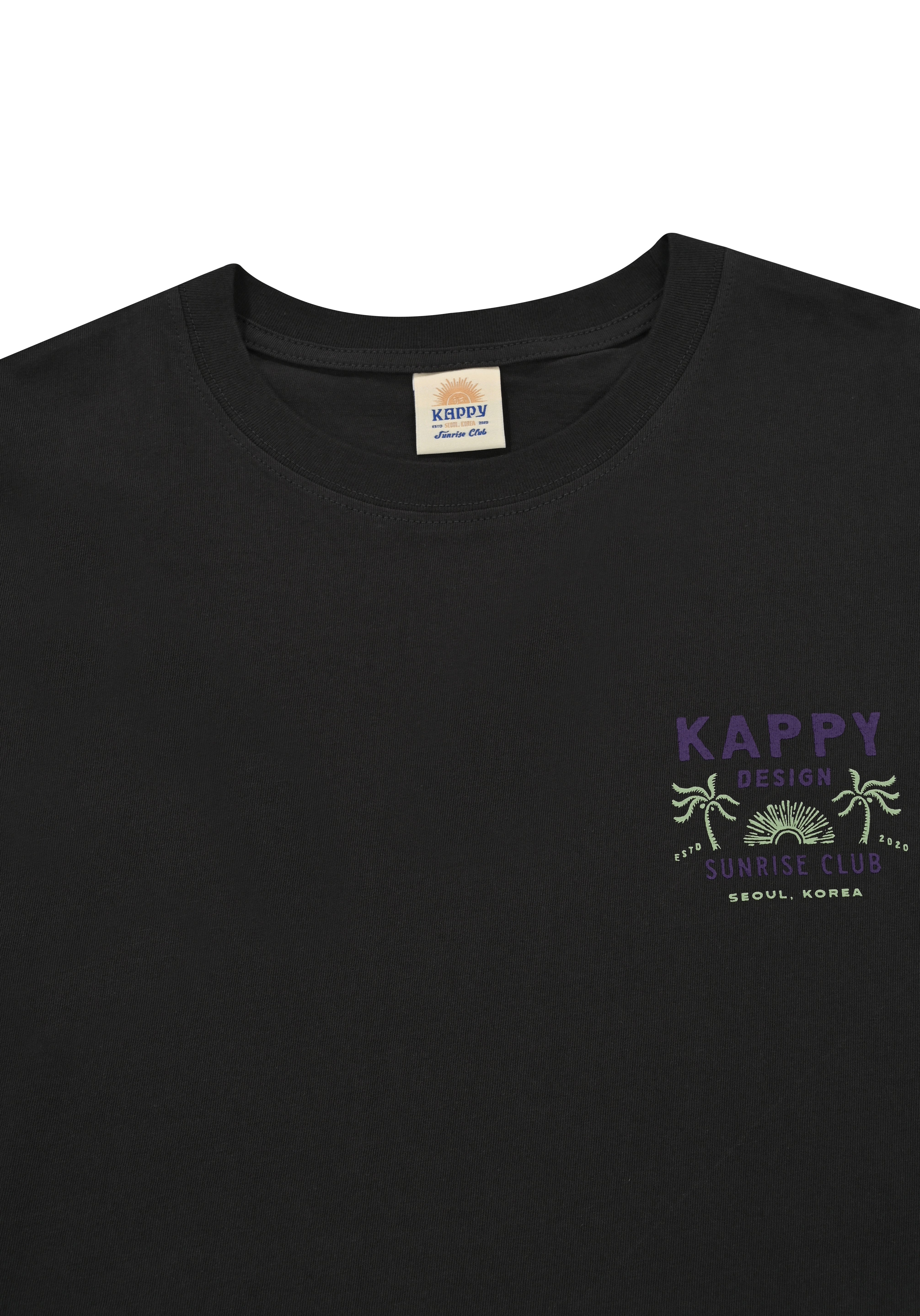 Palm Coast Half T-shirt (Charcoal)