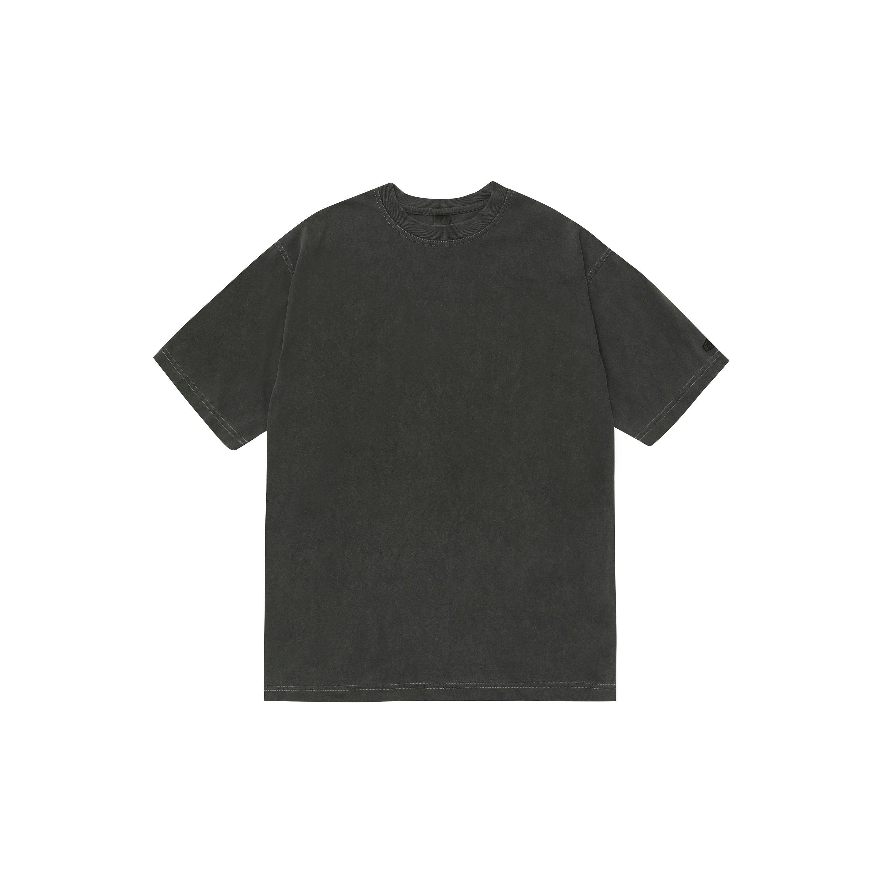 Dark grey  t-shirt on a white background