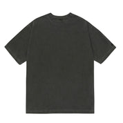Dark grey t-shirt on a white background