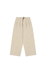 Pigment Two Tuck Wide Pants (Cream)