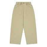 Pintuck Wide Chino Pants (Beige)