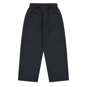 Navy pants on a white background