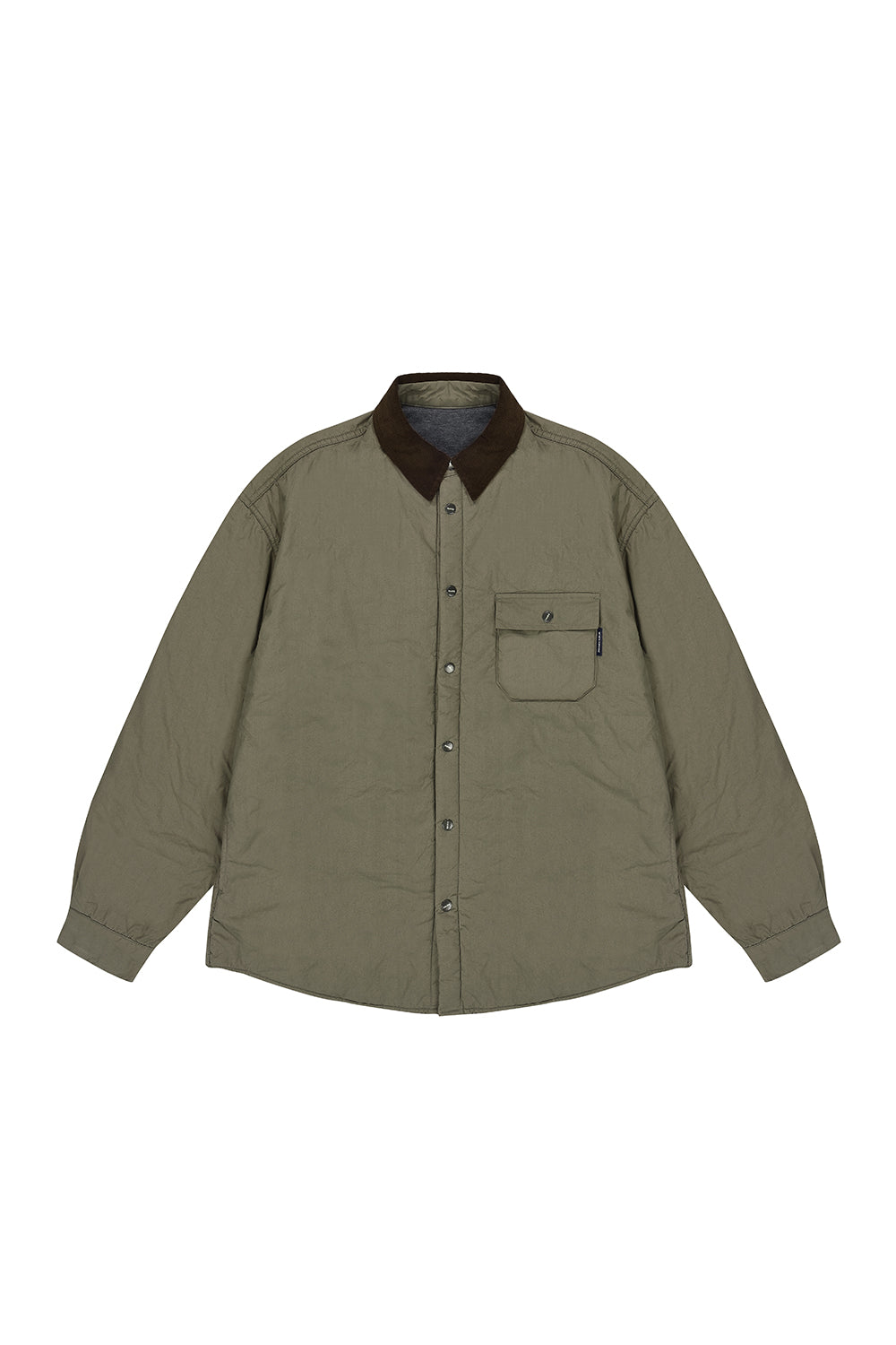 Padding Shirt Jacket (Beige)